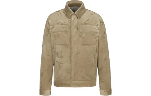 DIOR x KENNY SCHARF Dior Quarterly New Products FW21 Jackets & Coats Men's Beige