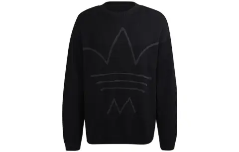 Adidas Originals Knitwear Men's Black Crew Neck Moderate Other
