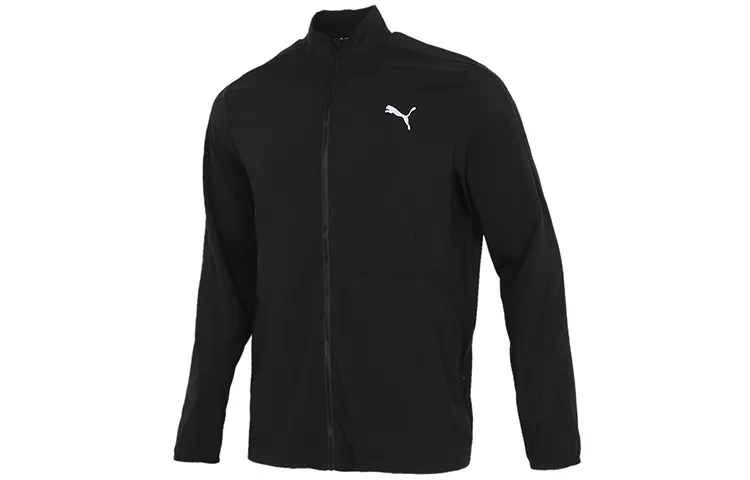 PUMA Jackets Men's Black Stand Collar Moderate Other