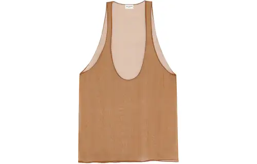 SAINT LAURENT Tank Top Men's Ochre
