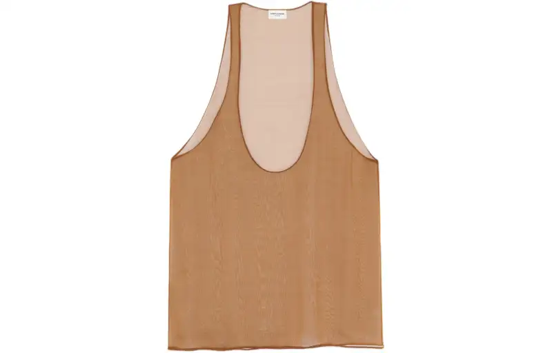 SAINT LAURENT Tank Top Men's Ochre