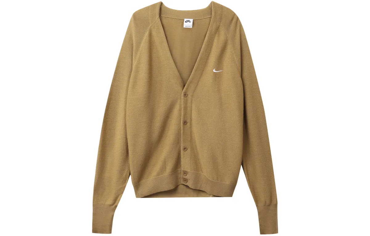 Nike SB Skateboard Cardigan Asia Sizing Elemental Gold