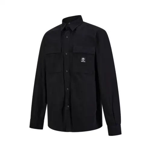 Timberland Shirts Unisex Black Lapel Moderate Other