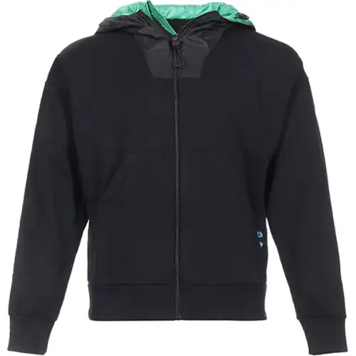 PRADA Jackets Men's Black Hooded Moderate Other
