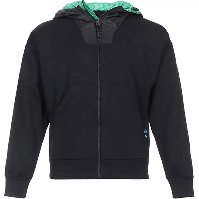 PRADA Jackets Men's Black Hooded Moderate Other
