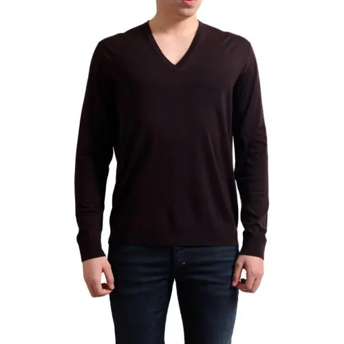 PRADA SS23 Sweater Men's Burgundy