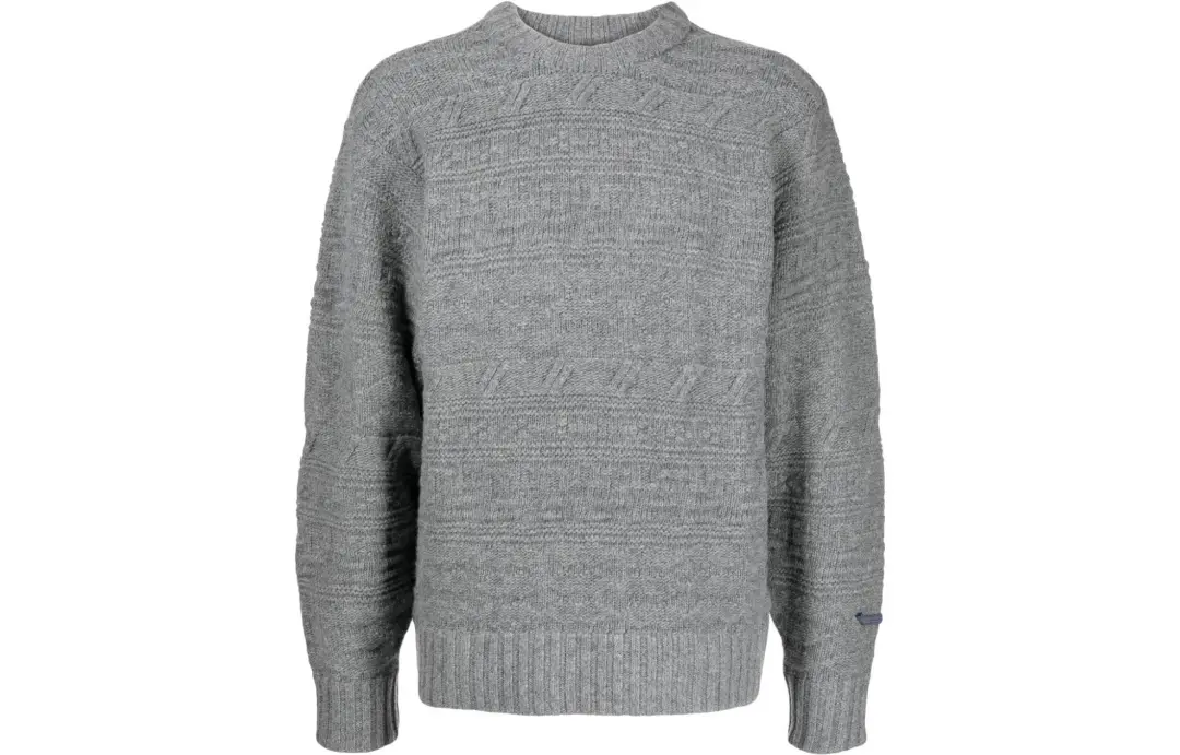 Ader Error cable-knit crew-neck sweater