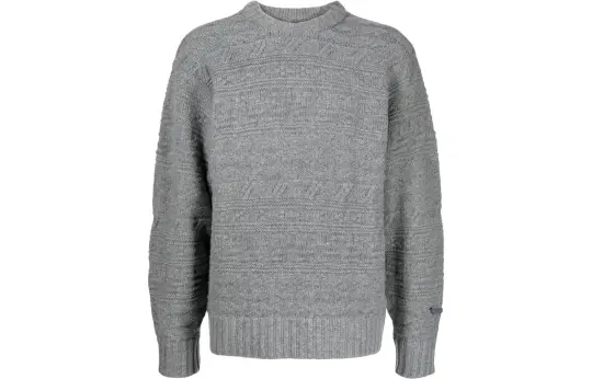 Ader Error cable-knit crew-neck sweater