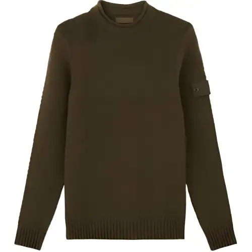 STONE ISLAND Compass-Badge Long-Sleeved Jumper