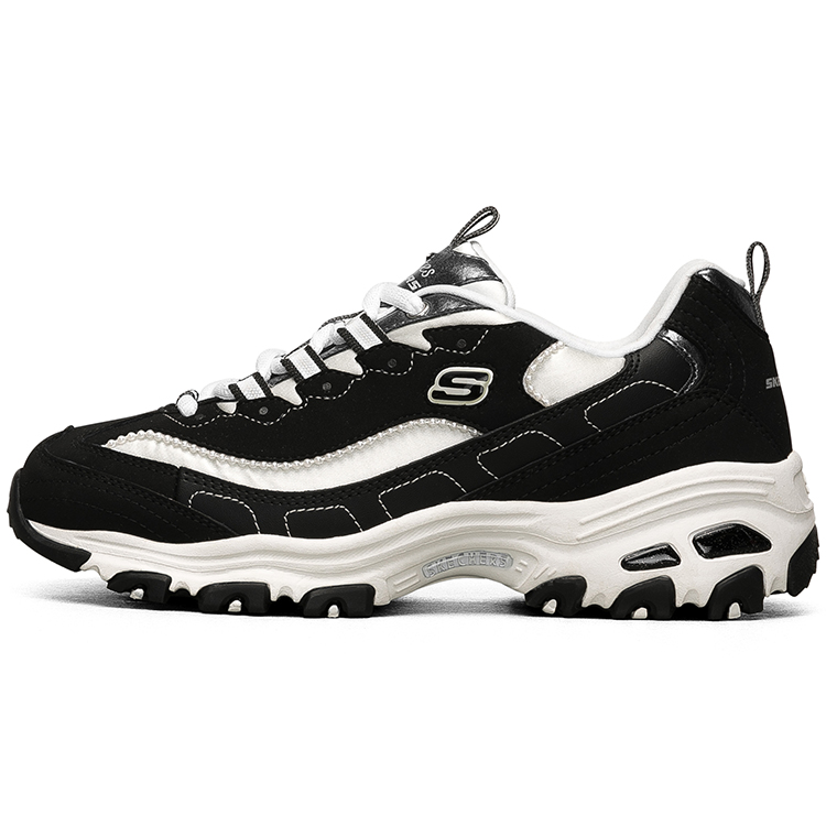 Женские кроссовки Skechers D'LITES 1.0 (черные)