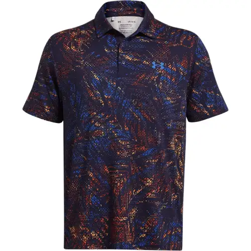Under Armour Playoff 3.0 Men's UA Printed Polo Shirt Men's Blue
