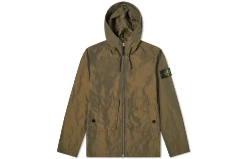 STONE ISLAND SS21 Coat Men's Olive Green