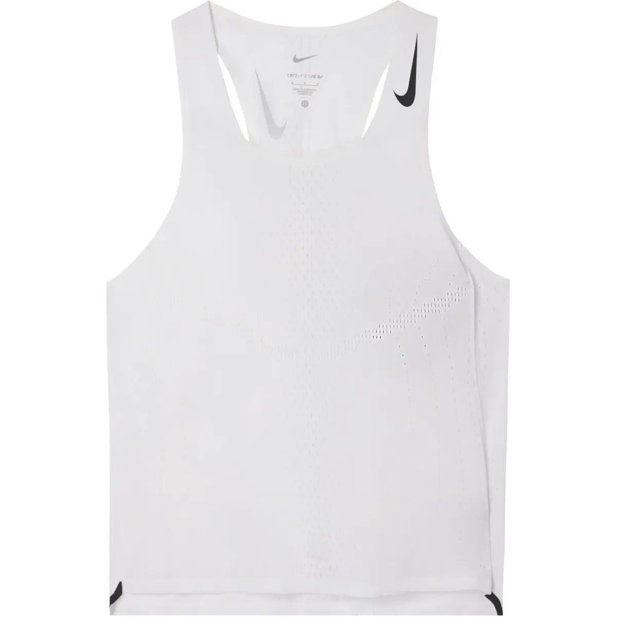 Nike Running Tank Tops Men's White Crew Neck Moderate Other