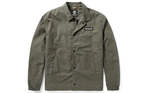 Timberland Jackets Men's Green Lapel Moderate Workwear