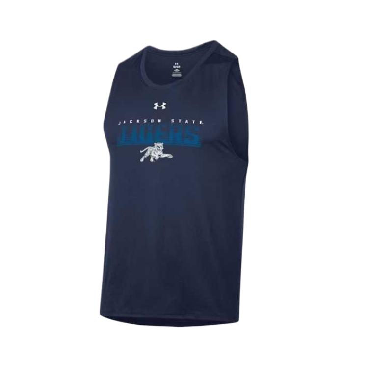 Under Armour TechCollegiate Tank Top Men's Marine Blue