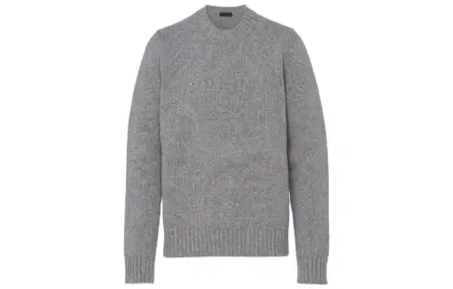 Prada logo-embroidered sweater