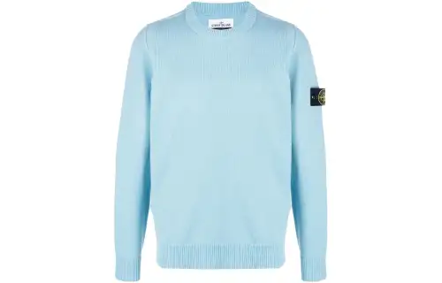 STONE ISLAND Sweater Men's Light Blue