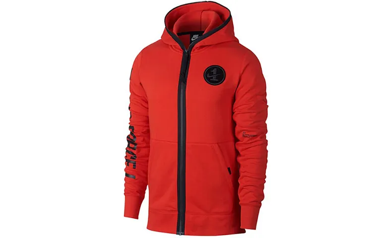 Nike Air Force 1 Jackets Men's Red Hooded Moderate Other