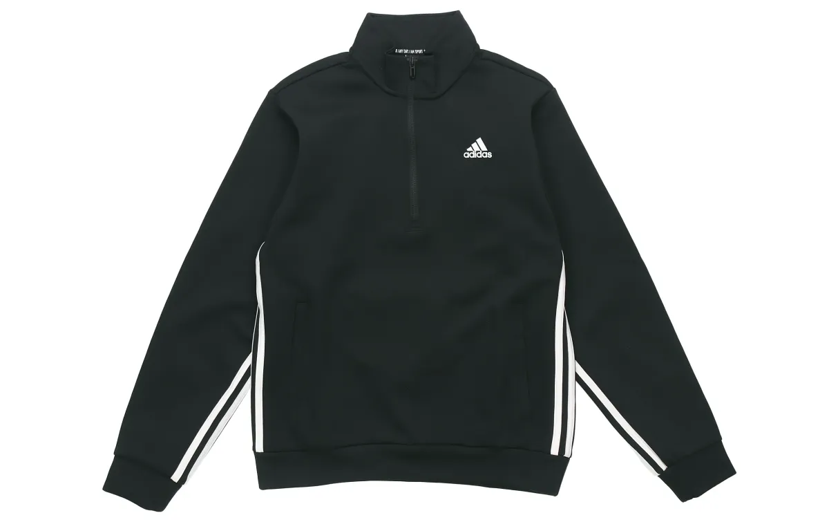 Adidas logo zip-neck sweatshirt