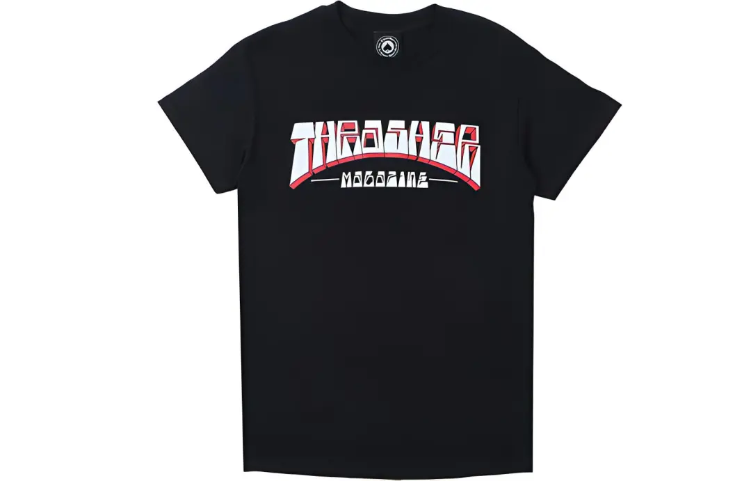 Thrasher FW21 T Shirt US Version Unisex Black