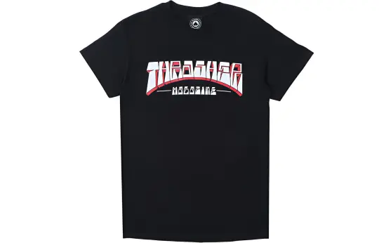 Thrasher FW21 T Shirt US Version Unisex Black