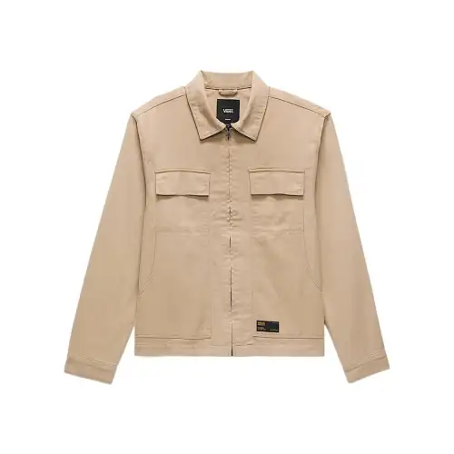 Vans Mcavoy Zip Station Jacket Men's Light Brown