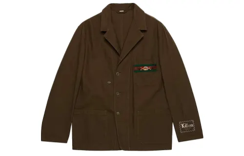 GUCCI Jackets & Coats Men's Brown