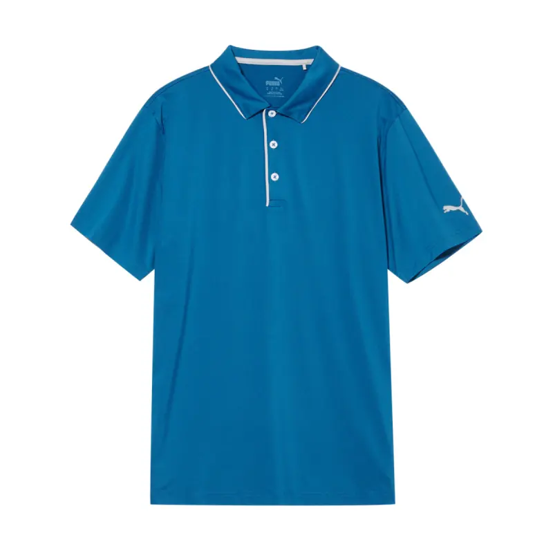 PUMA Polo Shirt Men's Lake Blue
