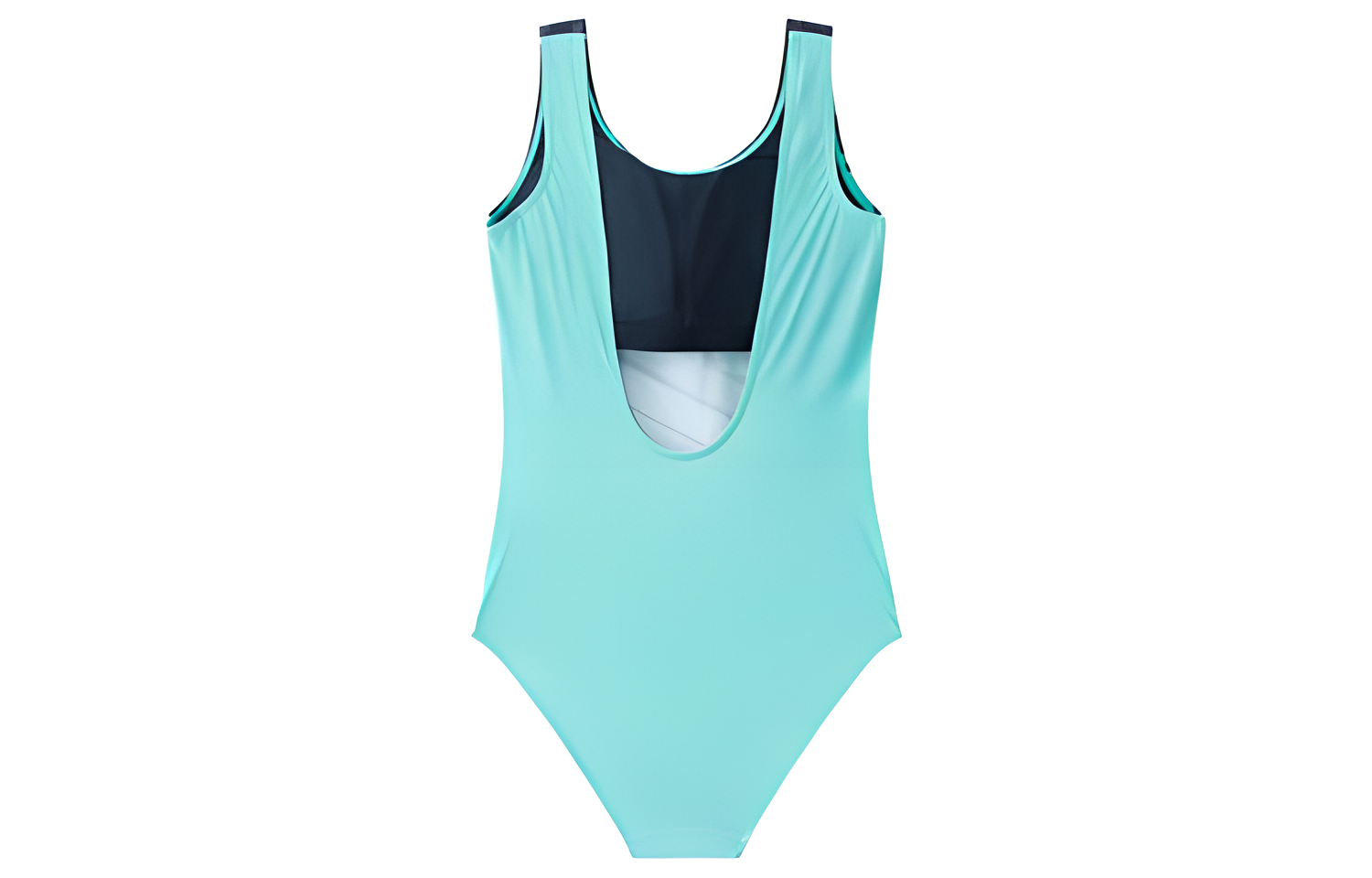 ANTA One Piece Swimsuits Women’s Colorblock Green Triangle One Piece Swimsuit