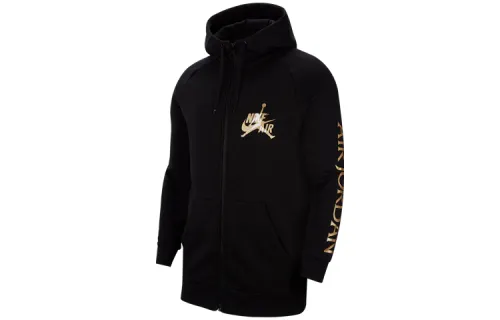 Jordan Jackets Men's Black Hooded Moderate Other