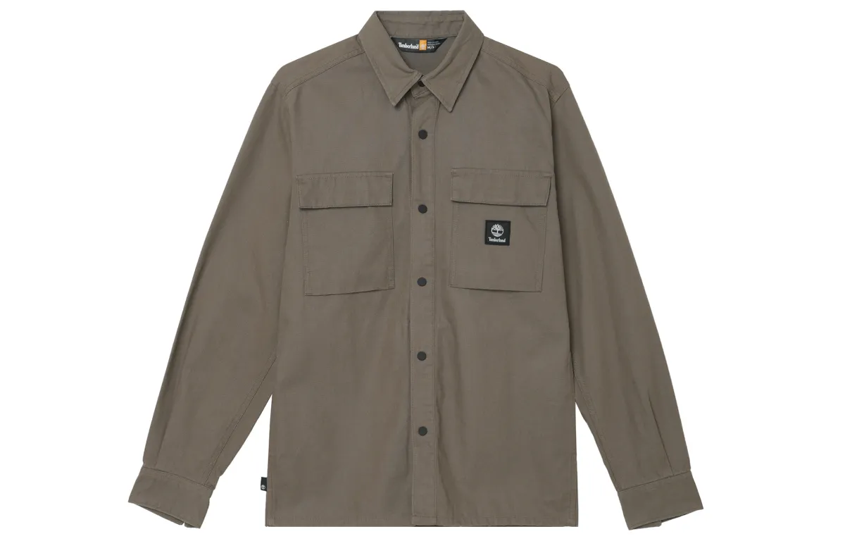 Timberland Shirts Unisex Khaki Lapel Moderate Other
