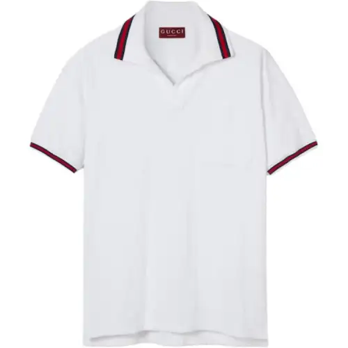 Gucci logo-appliqué polo shirt