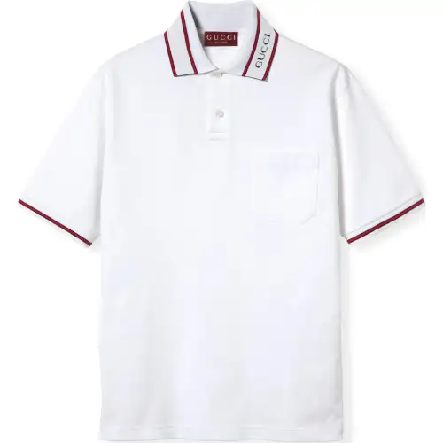 GUCCI Logo Detailed Polo Shirt
