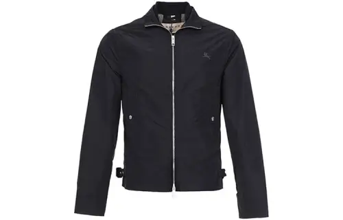 Burberry Men's Britain Windbreaker Jacket Black