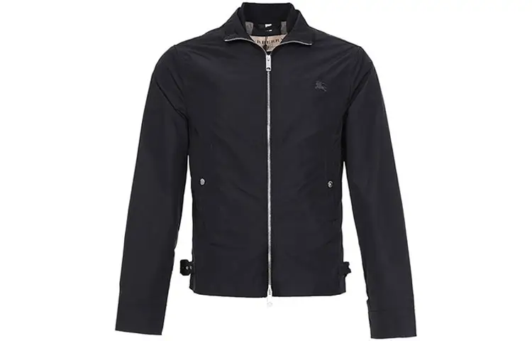 Burberry Men's Britain Windbreaker Jacket Black
