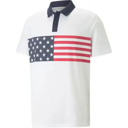 PUMA Polo De Golf PUMA X Volition Flag Stripe Para Hombre