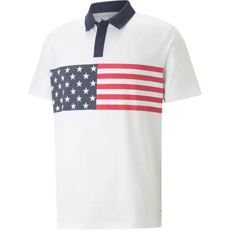 PUMA Polo De Golf PUMA X Volition Flag Stripe Para Hombre