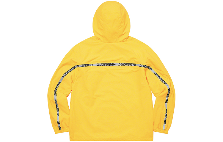 Куртка Supreme SS21 Reflective Zip Hooded Jacket (черная) — фото 4