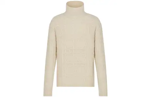 DIOR FW23 Cashmere Sweater Men's Ecru