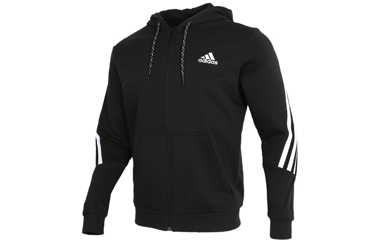 Мужская куртка adidas M 3s Tape Fz (черный) — фото 1