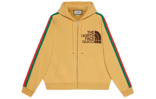 GUCCI X THE NORTH FACE Gucci X The North Face Jackets Unisex Yellow Hooded Moderate Other