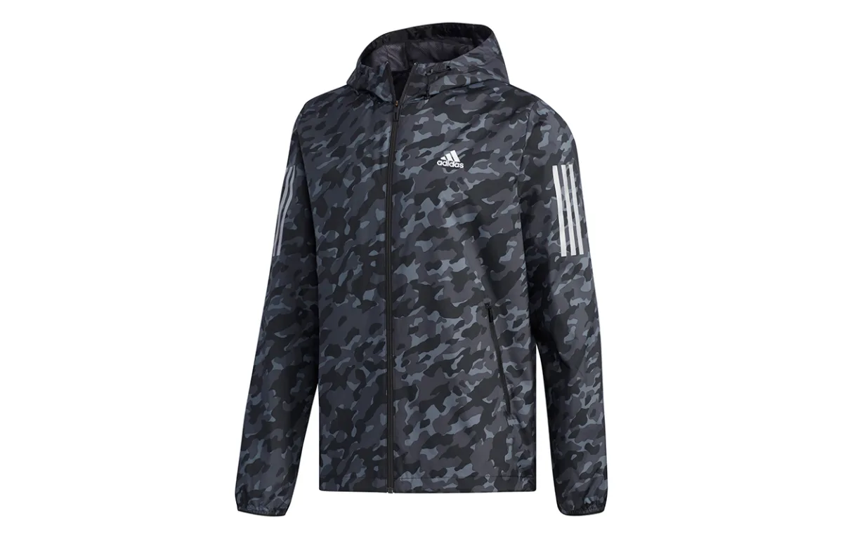 Adidas Jackets Men's Black Hooded Moderate Other