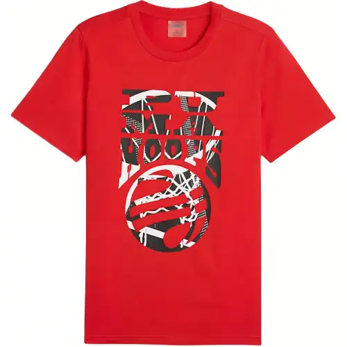 PUMA THE HOOPER T Shirt Men's Red