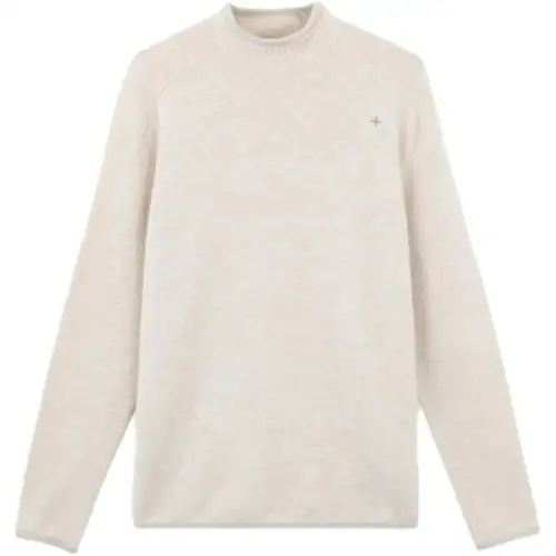 STONE ISLAND FW24 Sweaters Men's Sand Turtleneck Moderate