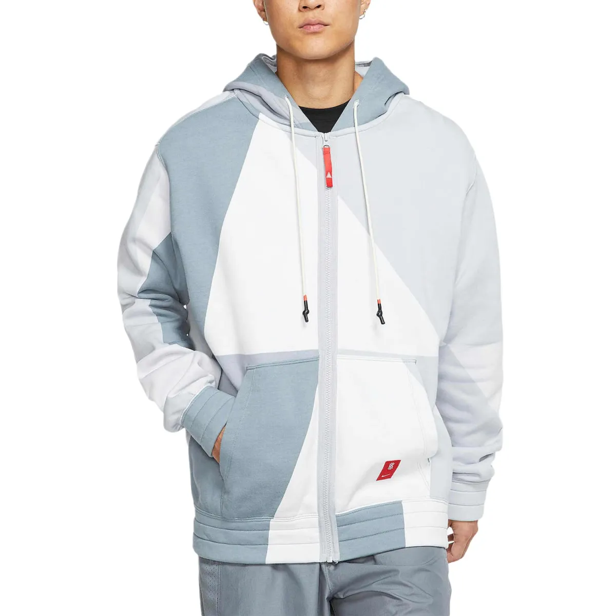 Nike Jackets Men's Gray Hooded Thickened Other