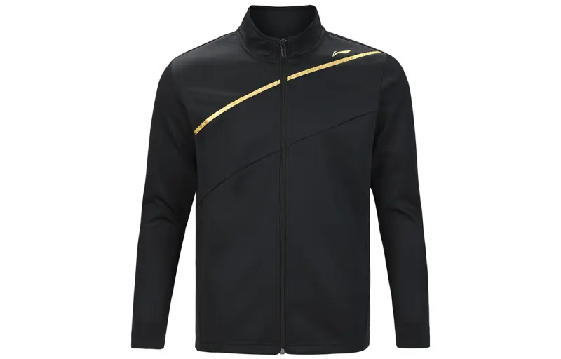 Li Ning Jackets Men's Black Stand Collar Moderate Other
