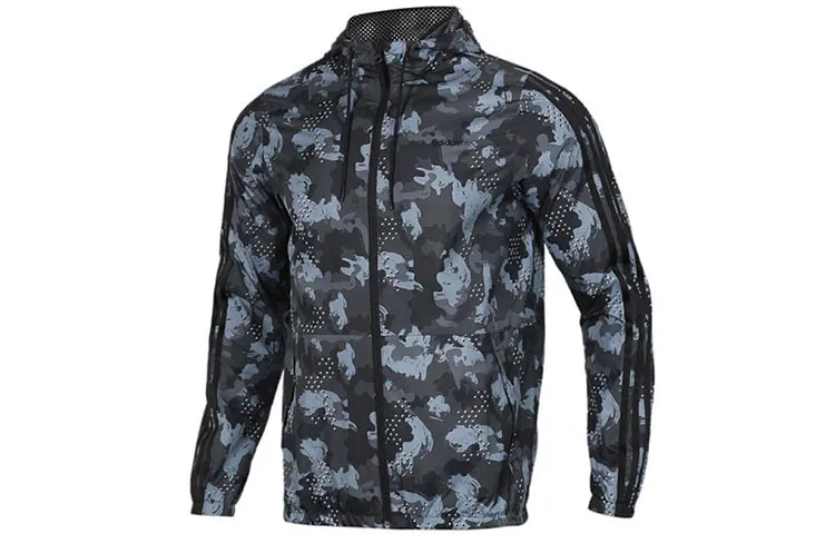 Adidas Jackets Men's Black Hooded Moderate Other