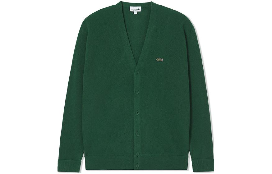 Мужской кардиган LACOSTE AH0397-131090-132 (зеленый)