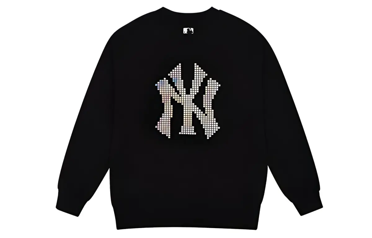 MLB Crew Neck Regular Sweatshirt Unisex Black