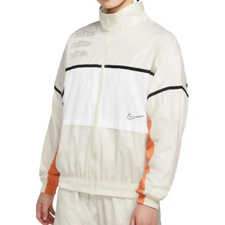 Nike Jackets Men's Light Bone Stand Collar Moderate Other